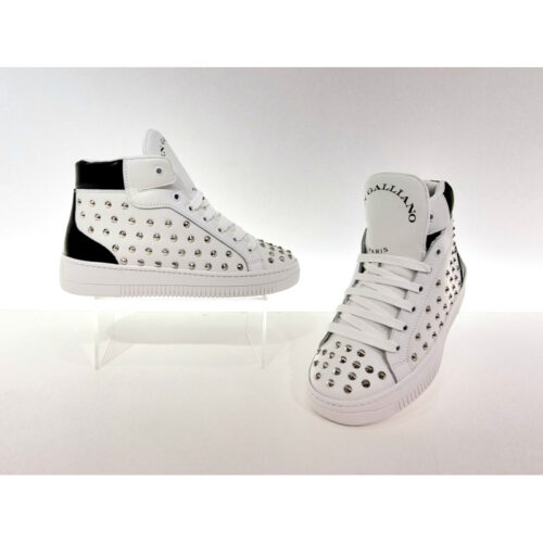 White Studs J.G Hi-Top