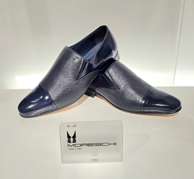 Moreschi Blue Slip on