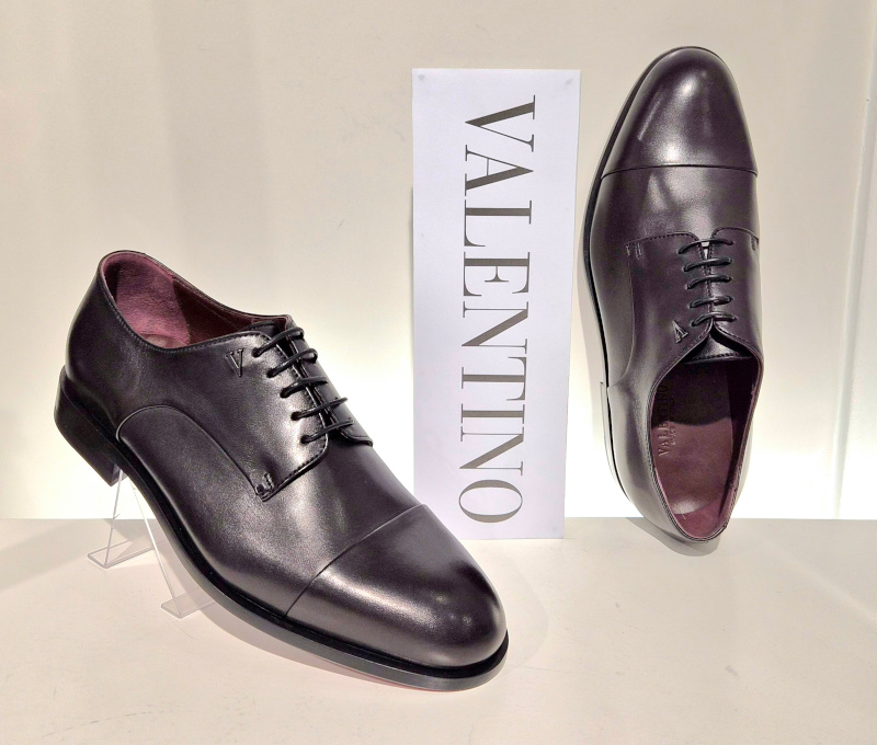 Black Valentino Lace Up