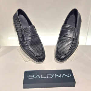 Black Perforated Baldinini